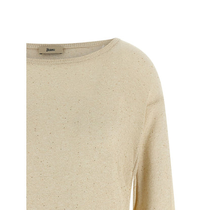 Herno Beige Viscose Cardigan