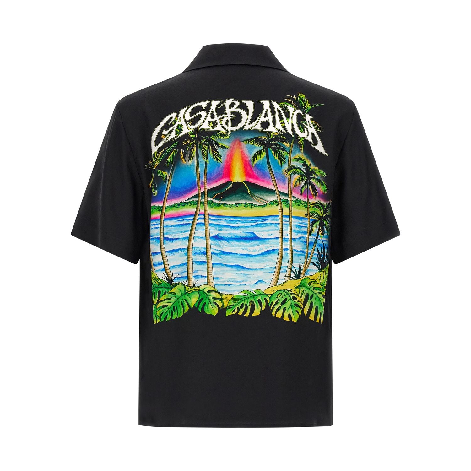 Casablanca Black Silk Blouse