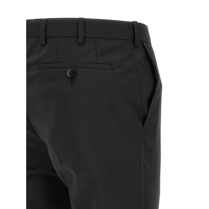 Pal Zileri Black Wool Two-Piece Suit