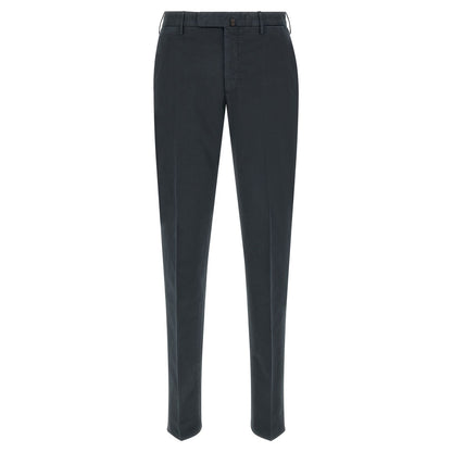 Incotex Blue Cotton Casual Pants