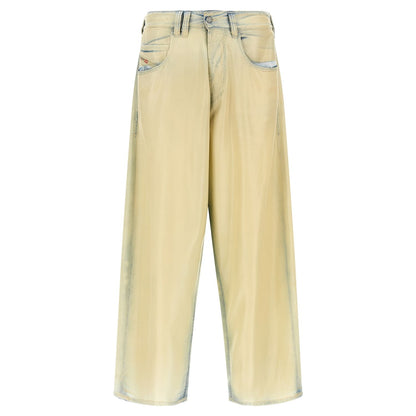 Diesel Beige Lyocell Jeans Denim