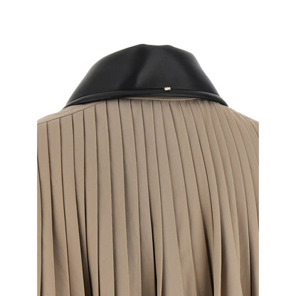 Sportmax Beige Polyester Coat