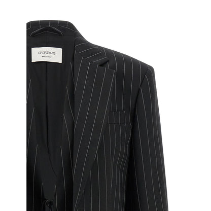 Sportmax Black Wool Blazer