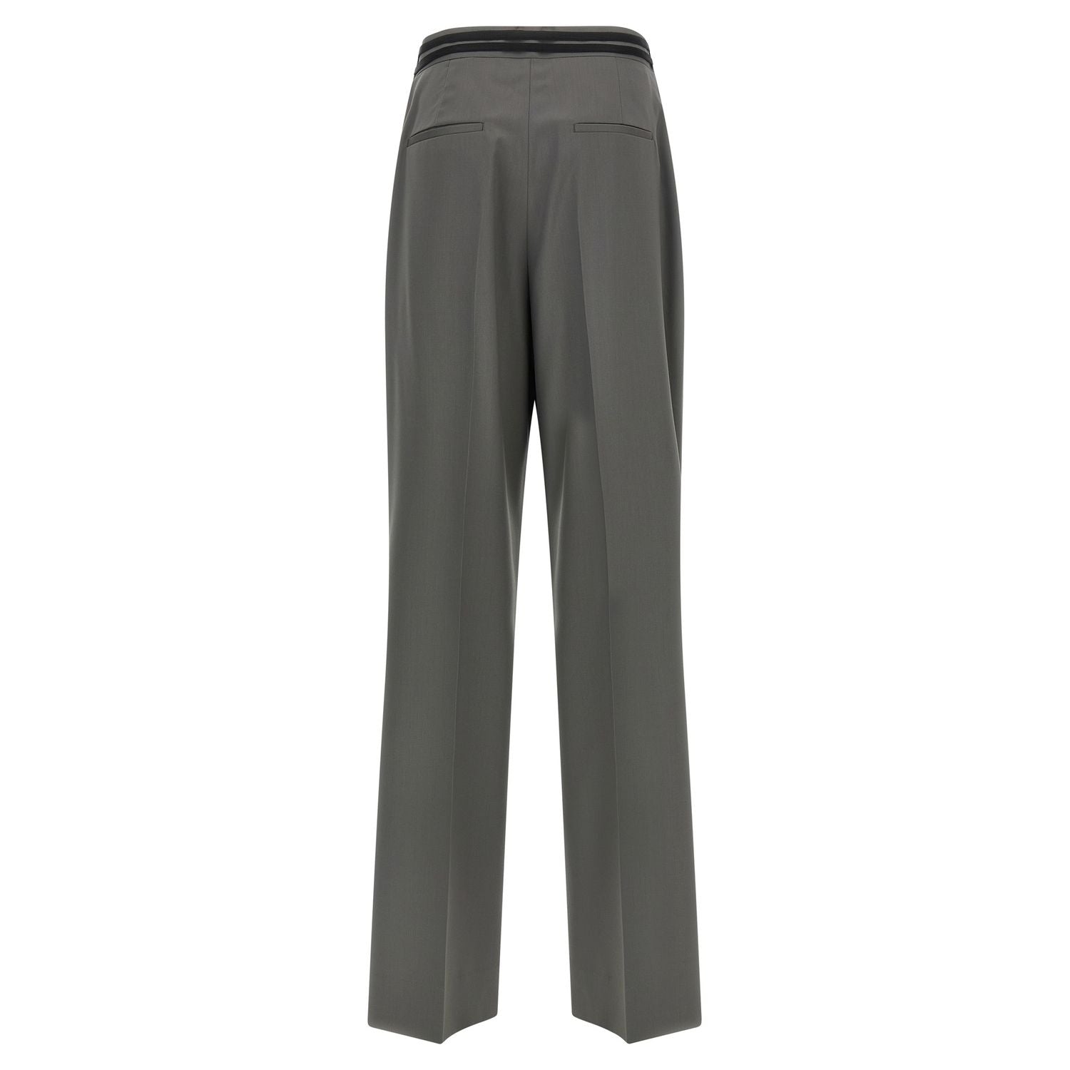 Armarium Gray Virgin Wool Dress Pants