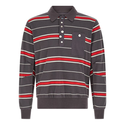 Undercover Gray Cotton Polo Shirt