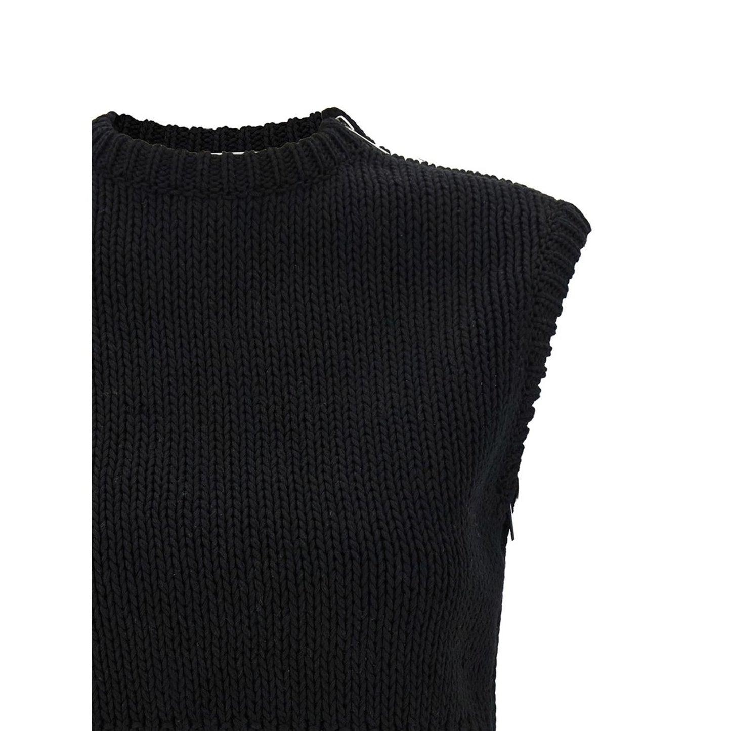 Max Mara Black Cotton Cardigan
