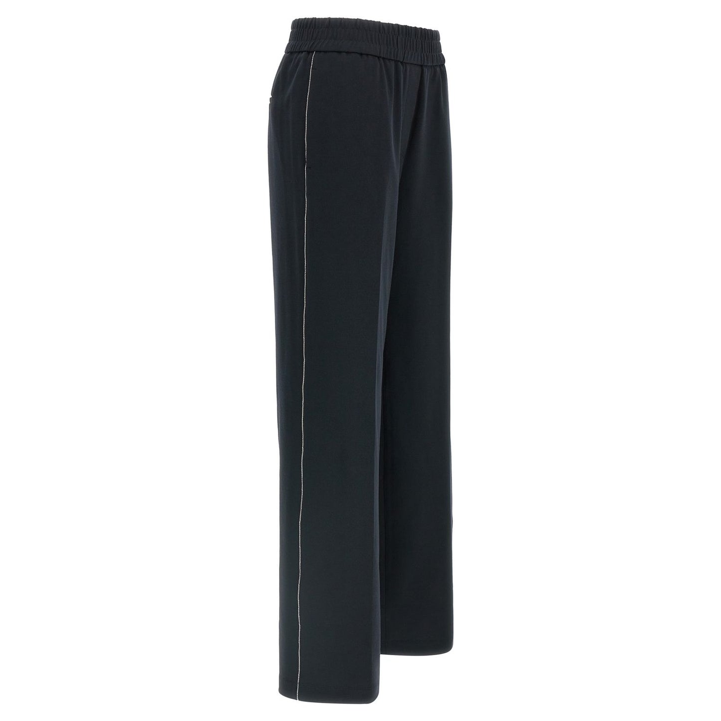 Peserico Blue Cotton Casual Pants