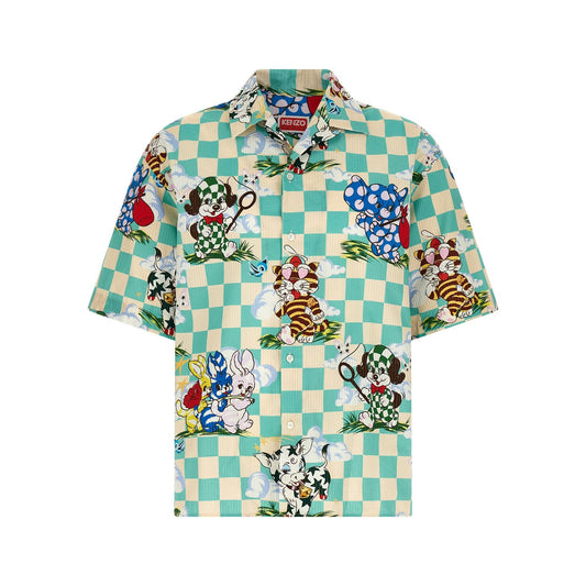 Kenzo Multicolor Cotton Blouse