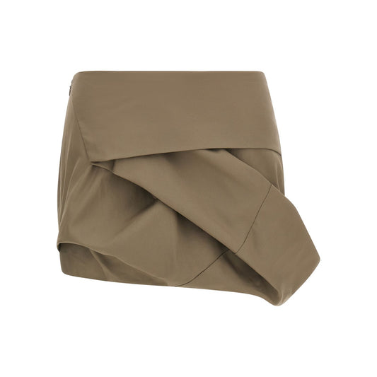Entire Studios Gray Cotton Long Skirt