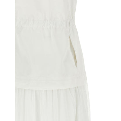 PINKO White Cotton Long Dress