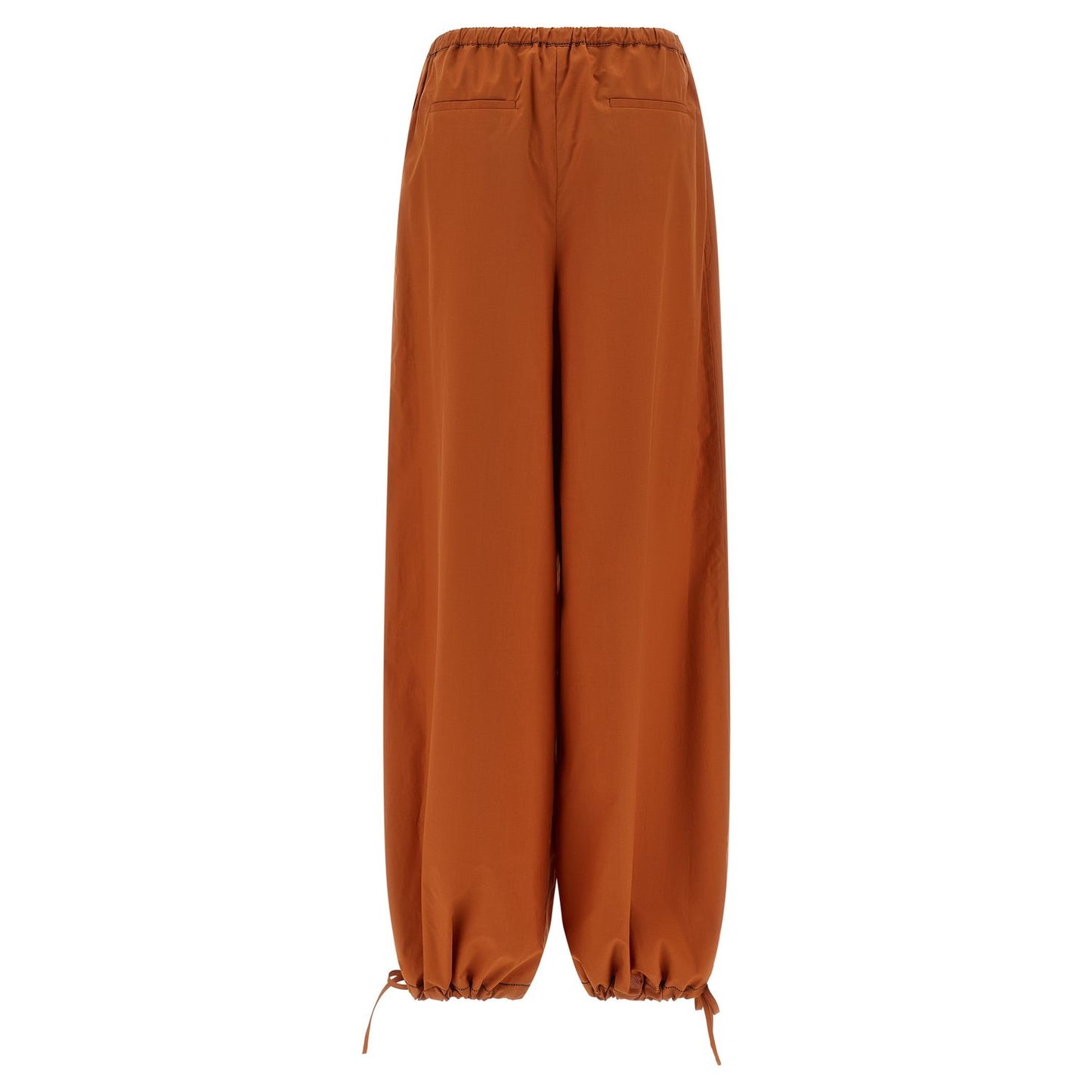 Marni Orange Cotton Casual Pants