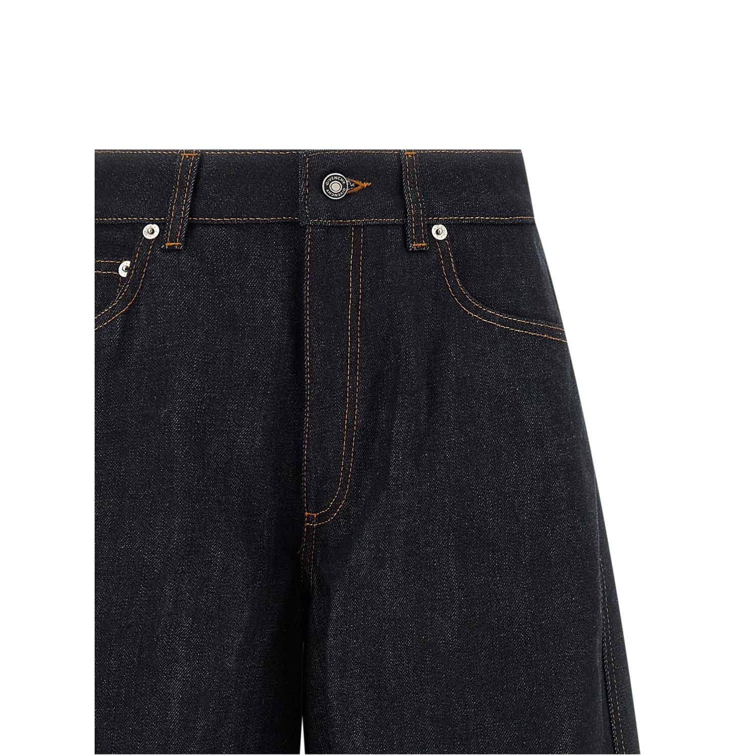 Givenchy Blue Cotton Flared Jeans