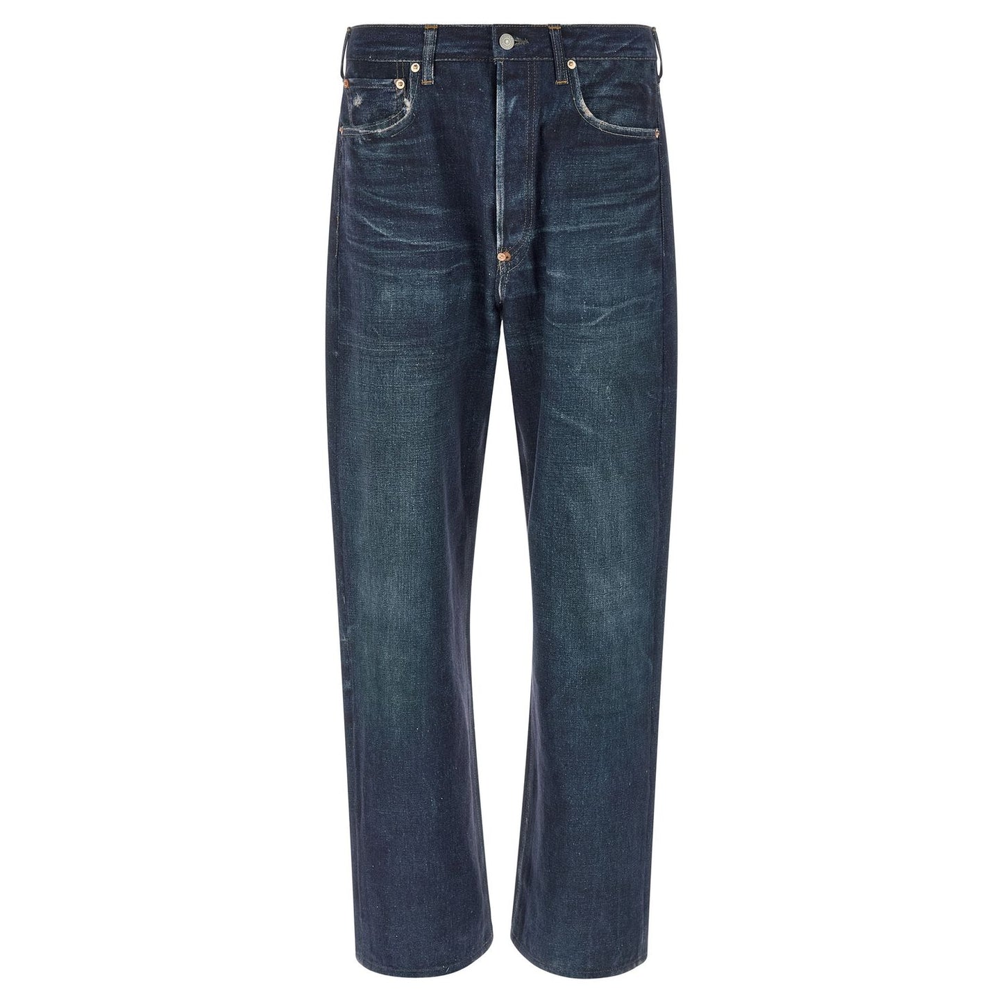 Junya Watanabe Blue Linen Jeans Denim