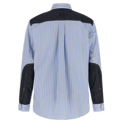 Junya Watanabe Blue Cotton Blouse