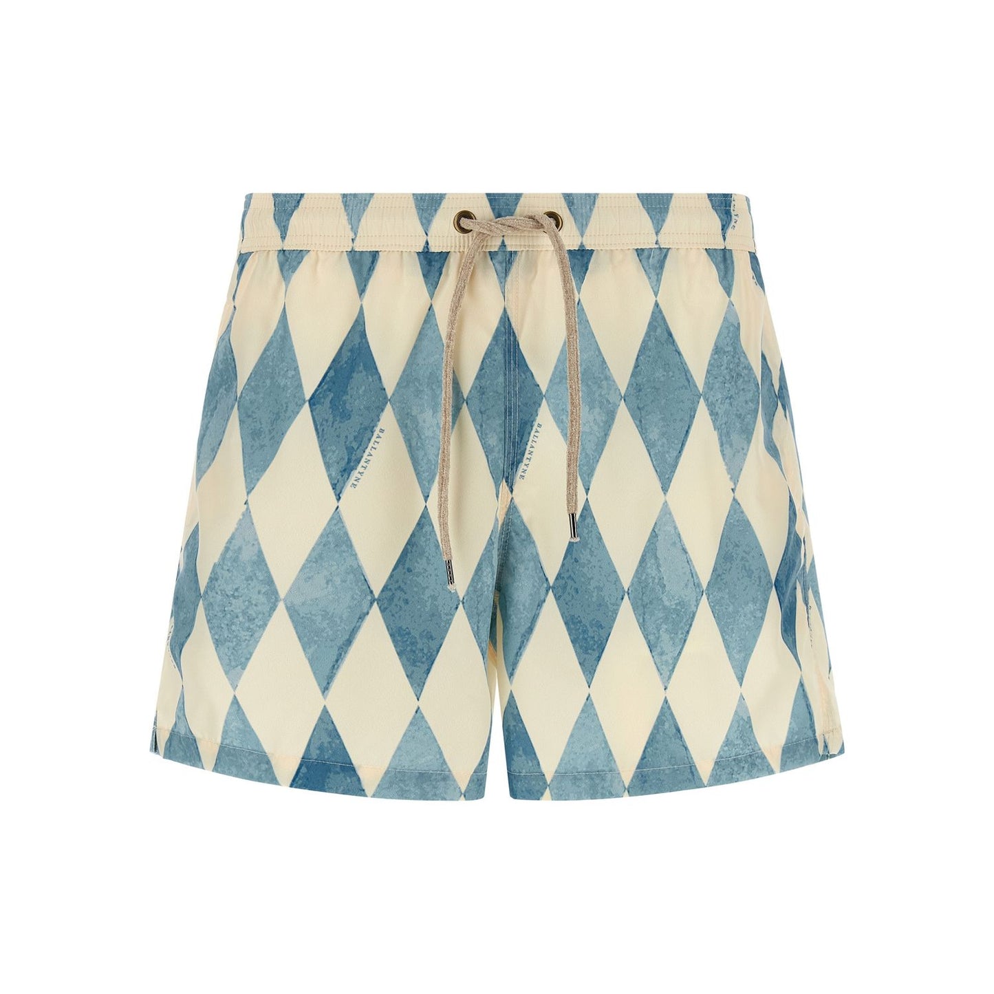 Ballantyne Blue Polyester Swim Shorts