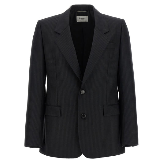 Saint Laurent Black Wool Blazer