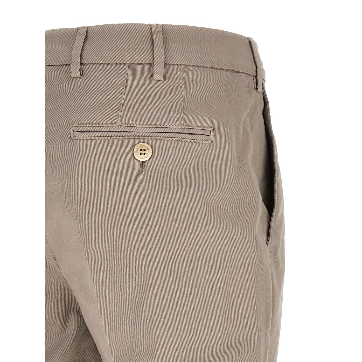 Brunello Cucinelli Beige Cotton Casual Pants