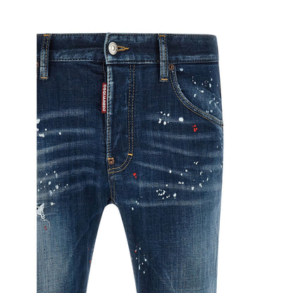Dsquared² Blue Cotton Jeans Denim