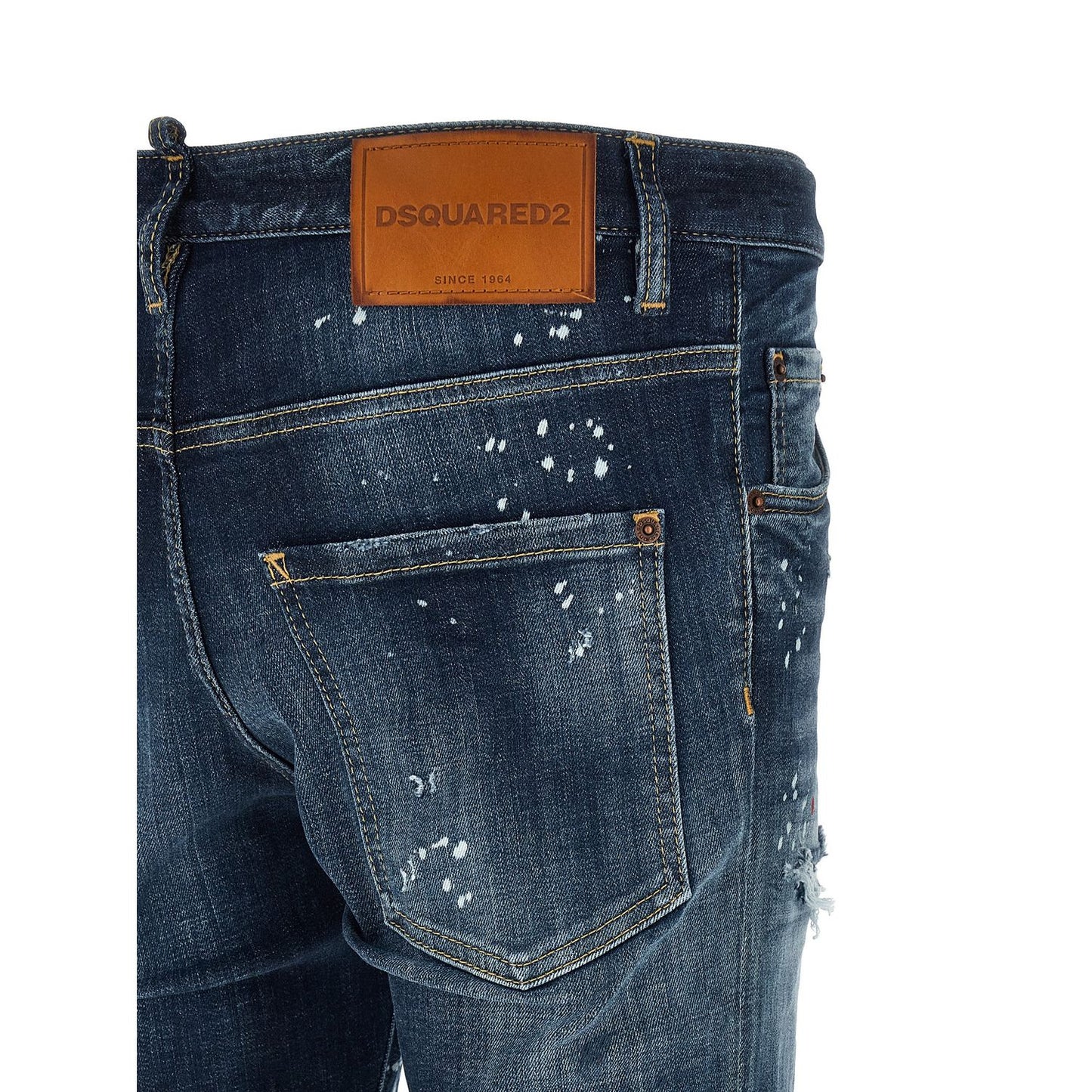 Dsquared² Blue Cotton Jeans Denim