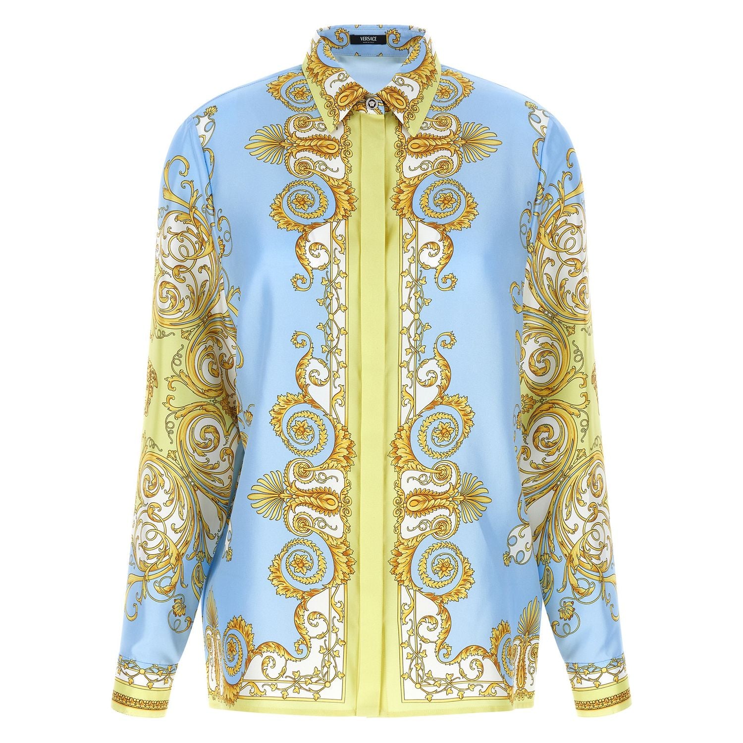 Versace Multicolor Silk Blouse