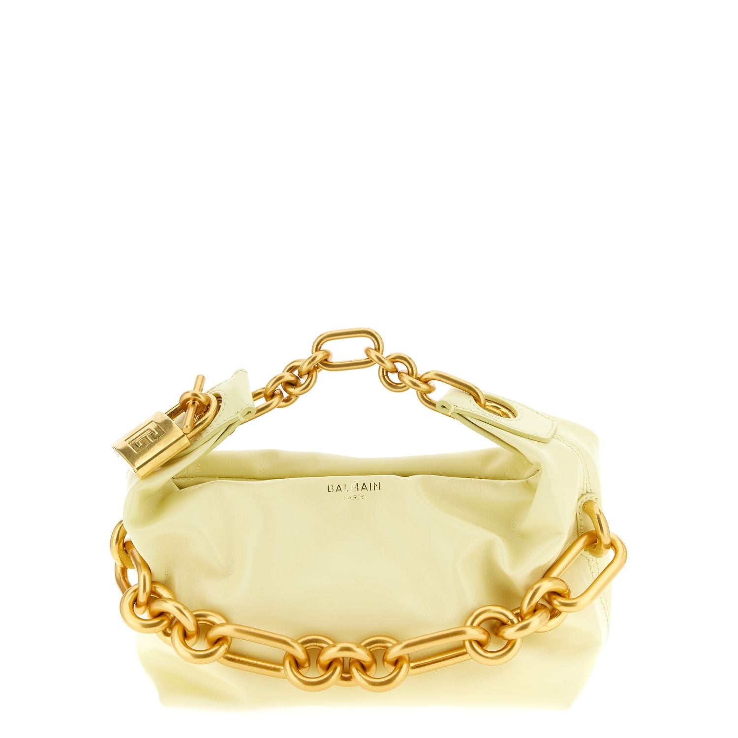 Balmain Bicolor Calfskin Handbag