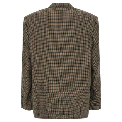 Balenciaga Brown Lyocell Blazer
