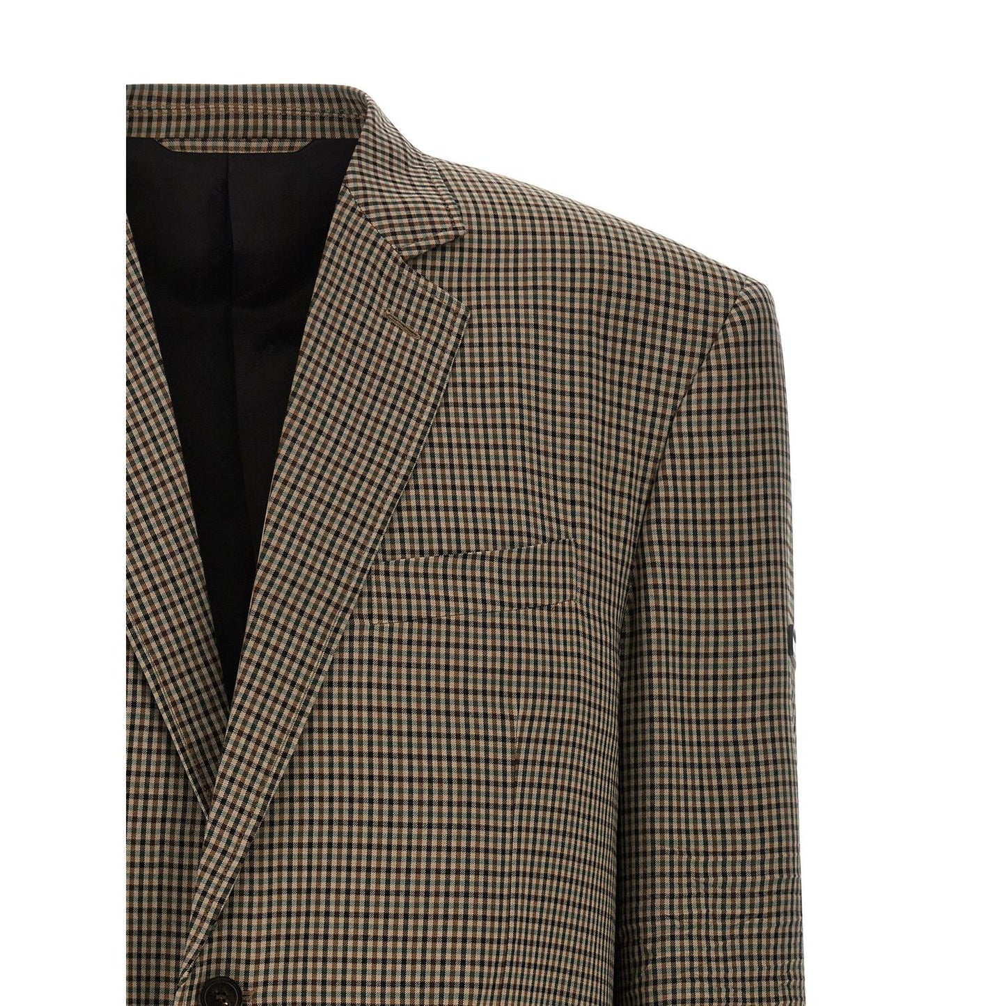 Balenciaga Brown Lyocell Blazer