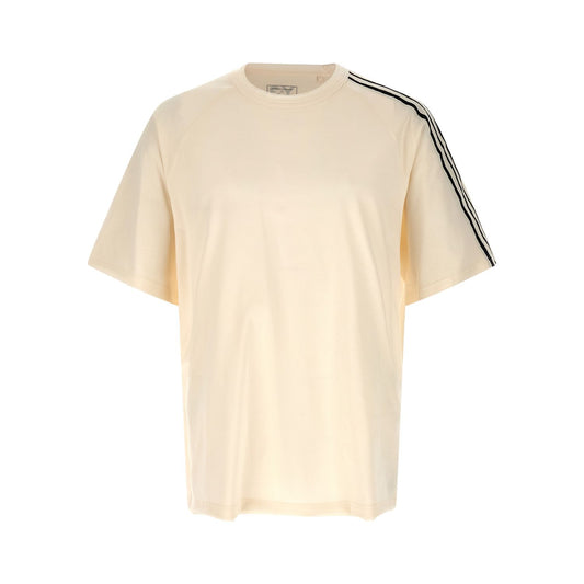 Y-3 White Cotton T-Shirt