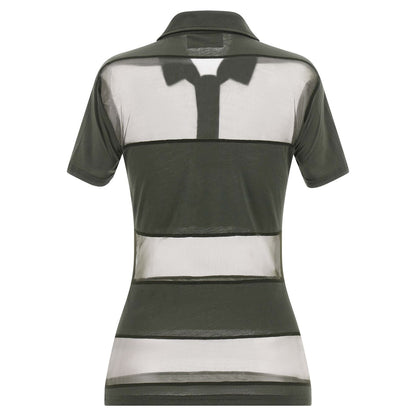 Coperni Bicolor Cotton Polo Shirt