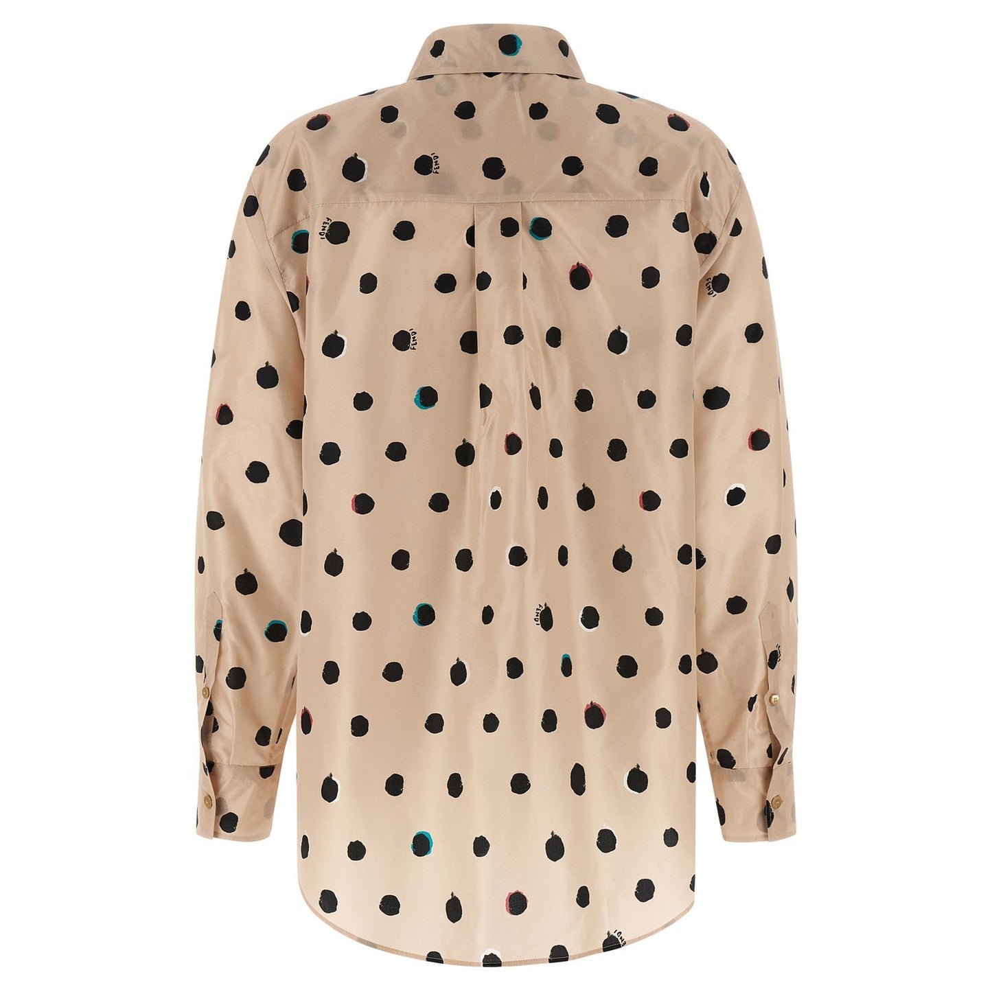 Fendi Multicolor Silk Blouse