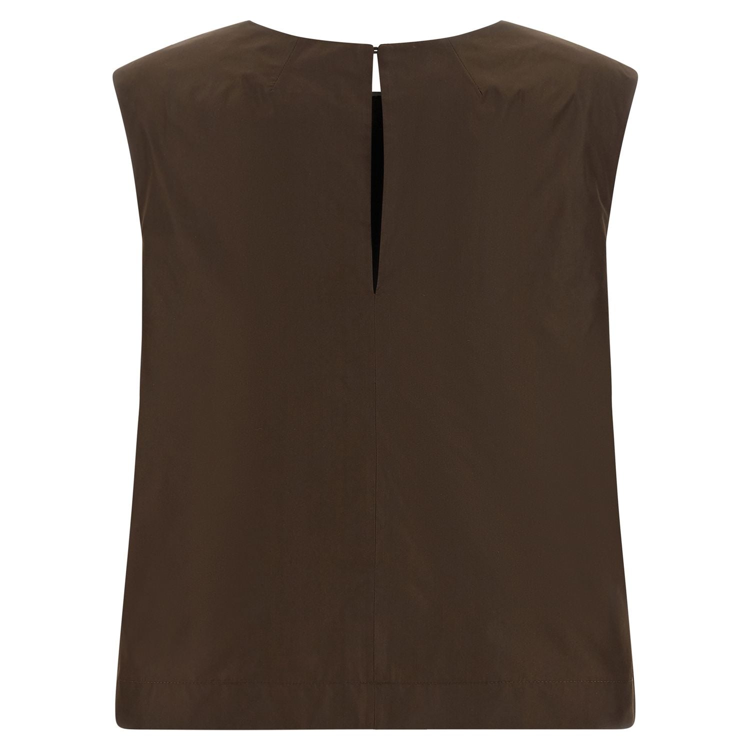 P.A.R.O.S.H. Brown Polyester Shirt