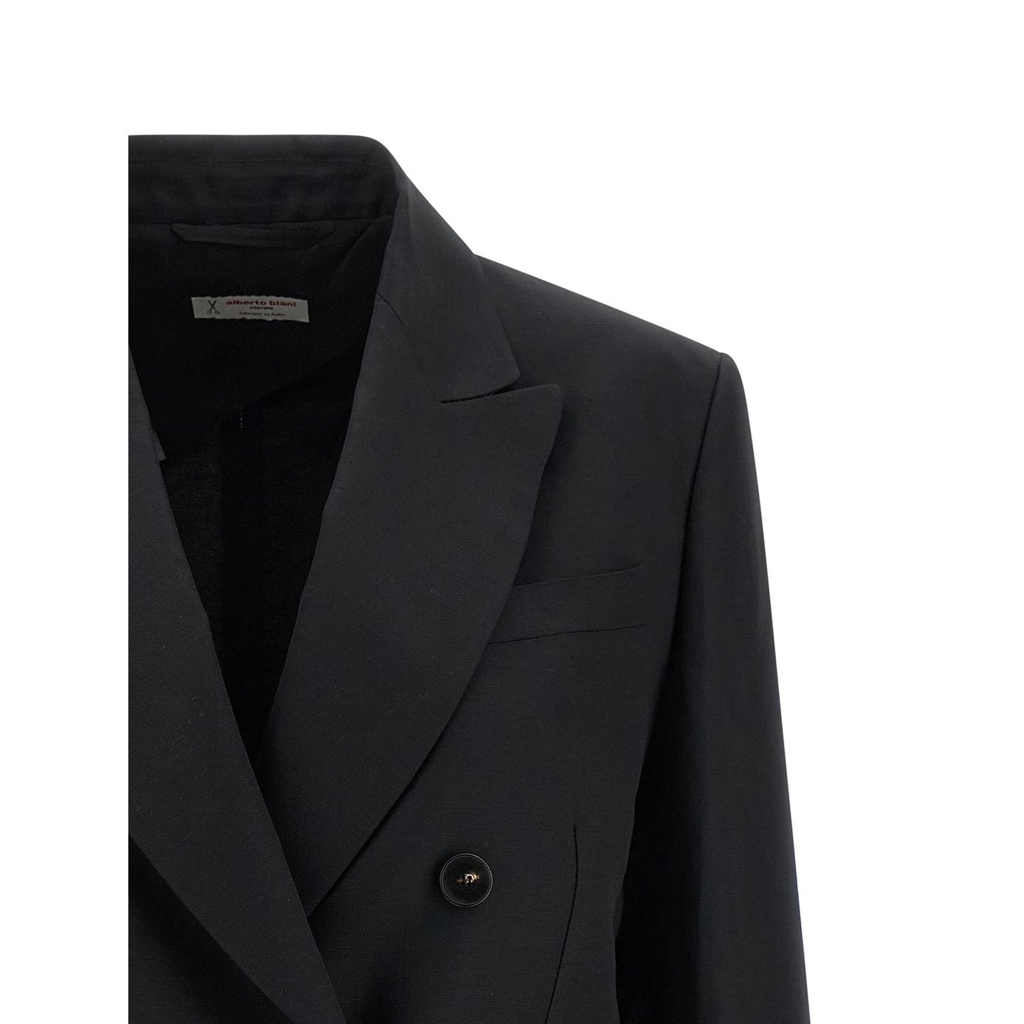 Alberto Biani Black Viscose Blazer