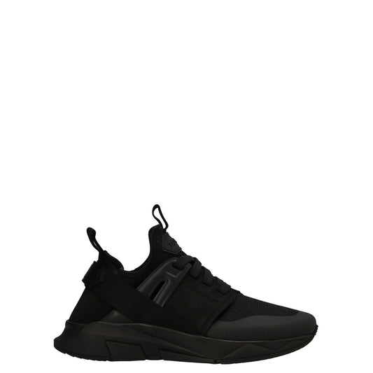 Tom Ford Black Polyethylene Athletic Sneakers