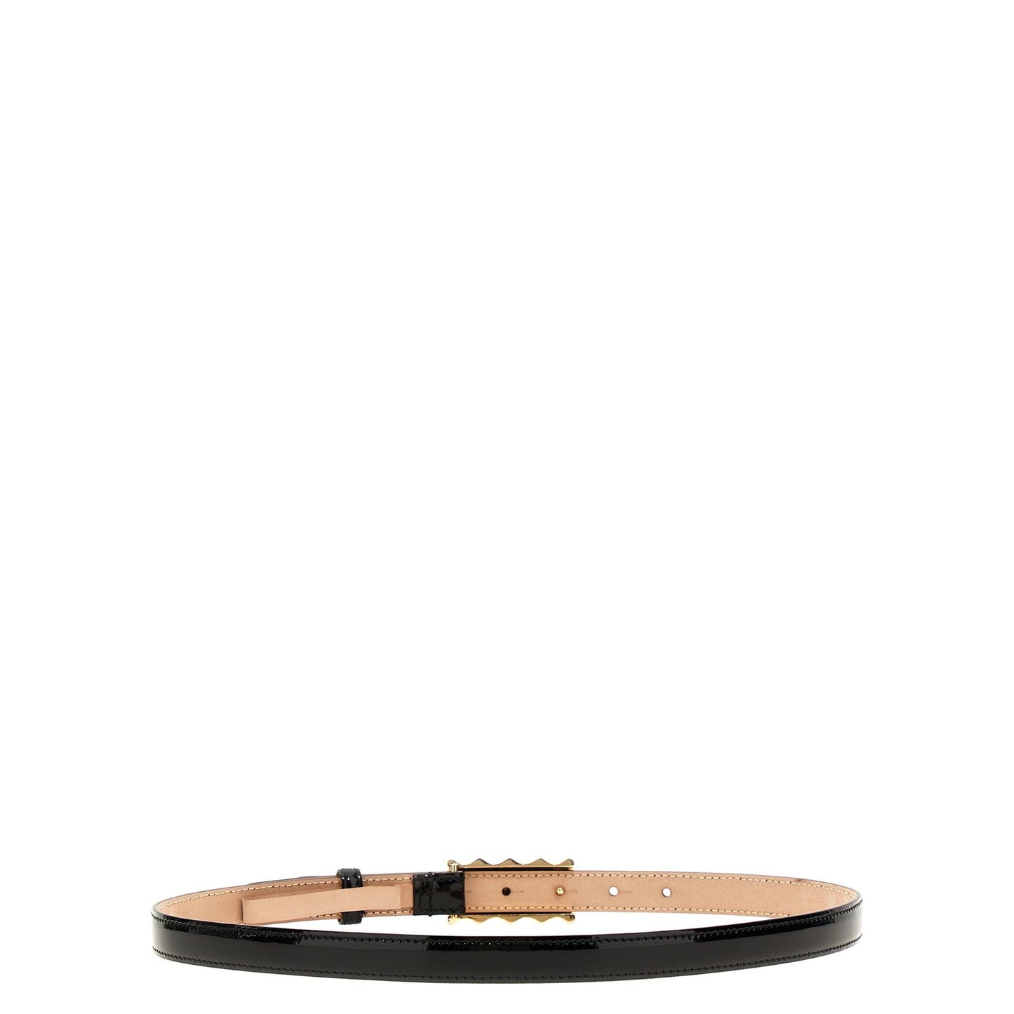Khaite Black Calfskin Regular Belt