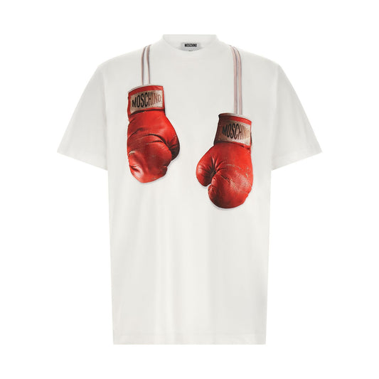 Moschino White Cotton T-Shirt