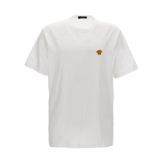 Versace White Cotton T-Shirt
