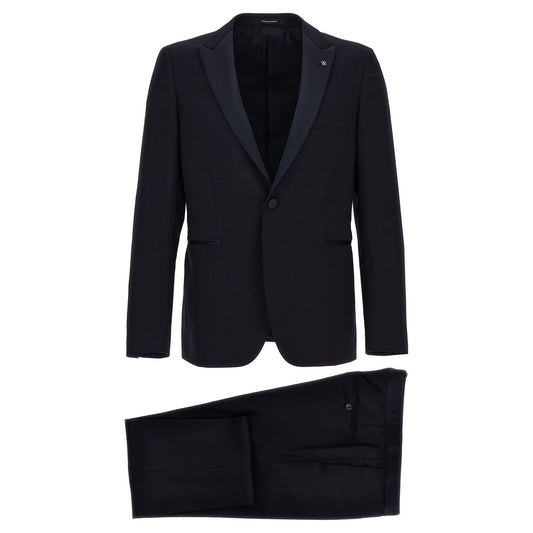 Tagliatore Blue Virgin Wool Blazer