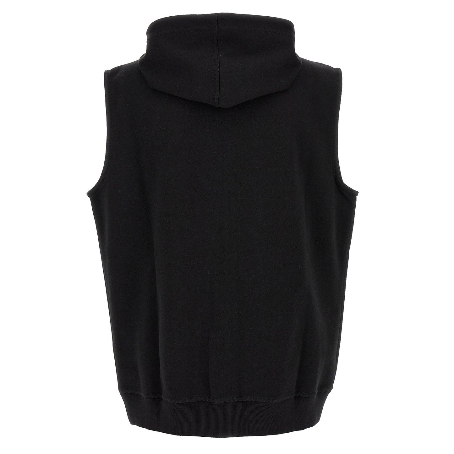 Brunello Cucinelli Black Cotton Sleeveless Jacket