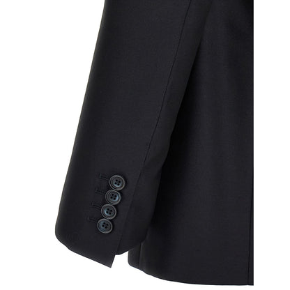 Dolce & Gabbana Blue Virgin Wool Two-Piece Suit
