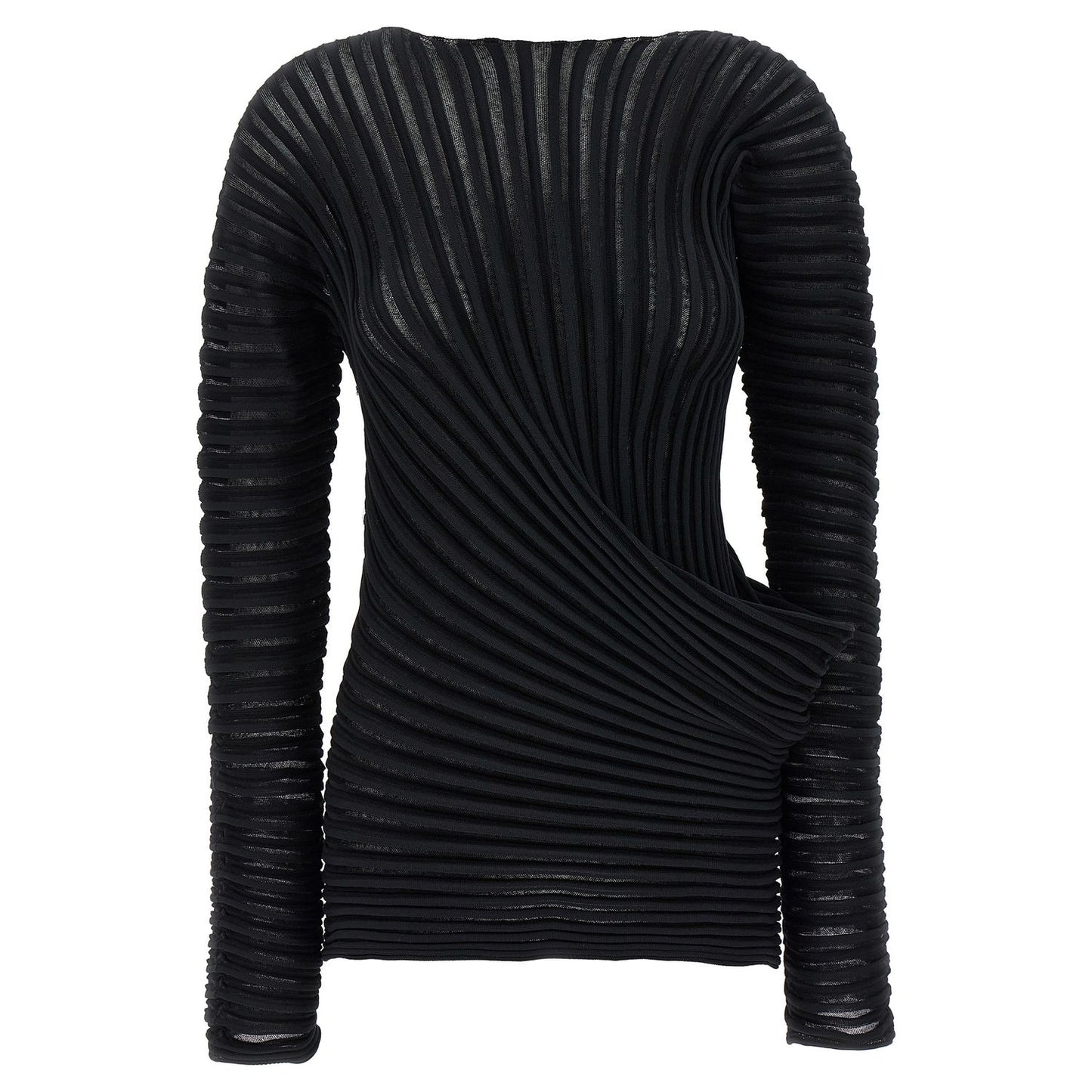 Issey Miyake Black Polyester Shirt