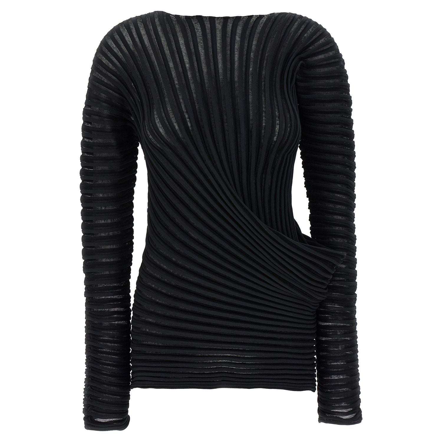 Issey Miyake Black Polyester Shirt