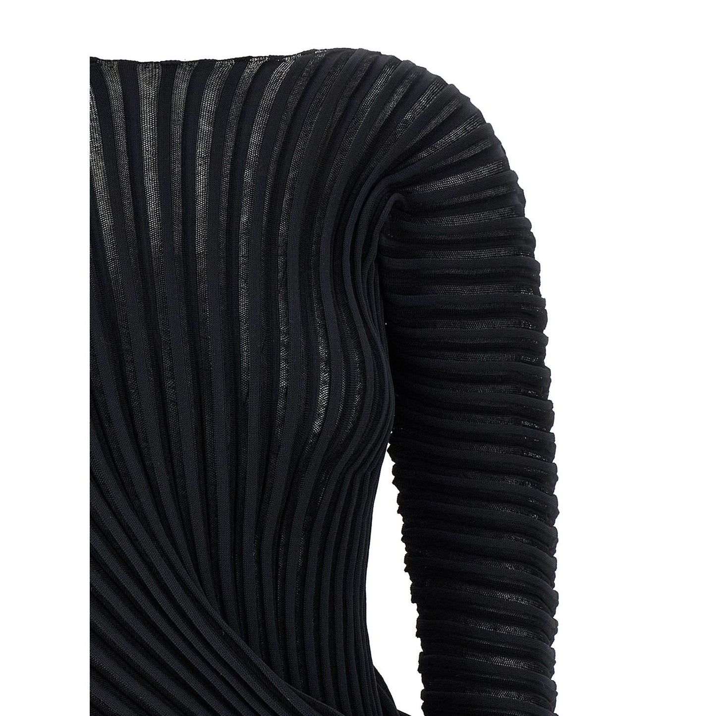 Issey Miyake Black Polyester Shirt