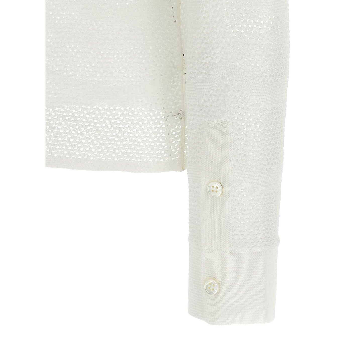 Tom Ford White Cotton Cardigan