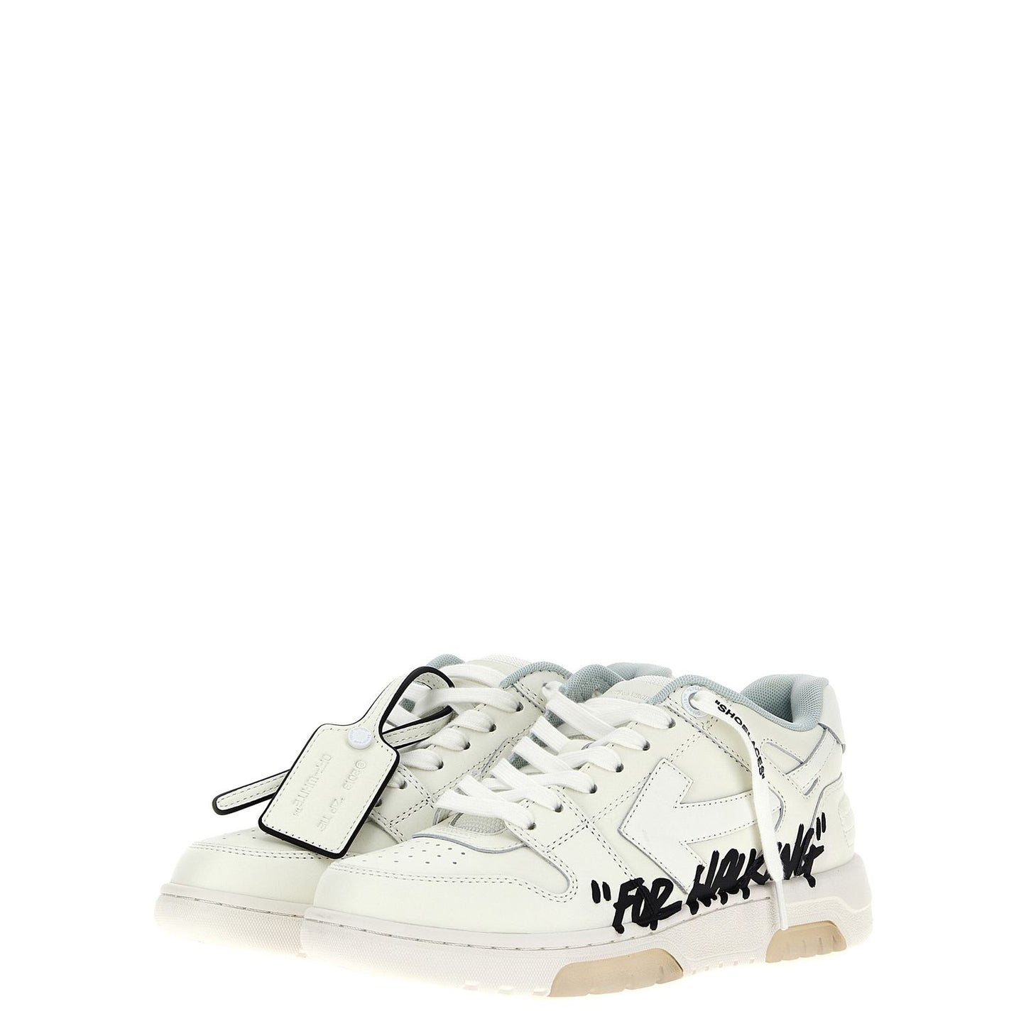 Off-White Bicolor Bovine Leather Low Top Sneakers