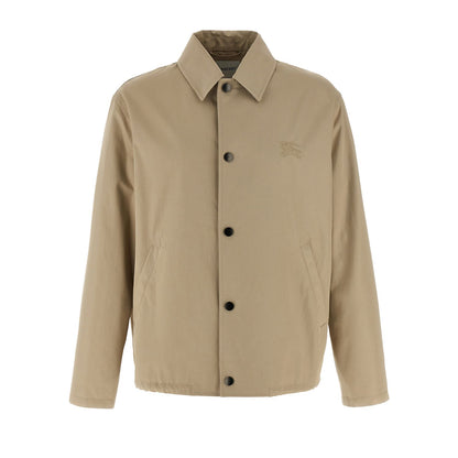 Burberry Beige Cotton Full-Length Jacket