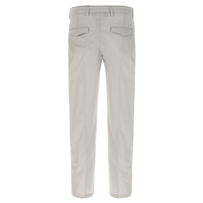 Department 5 Gray Cotton Cropped Pants