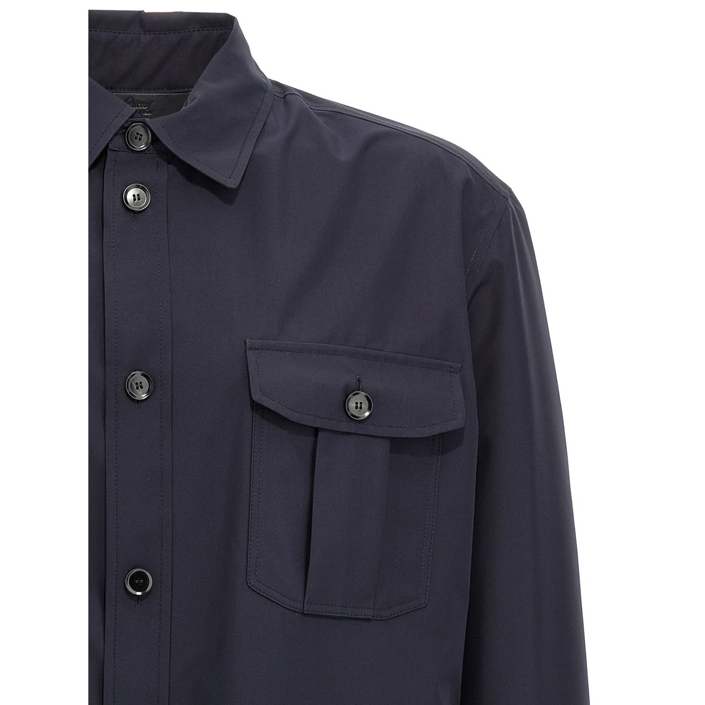 Brioni Blue Silk Jacket