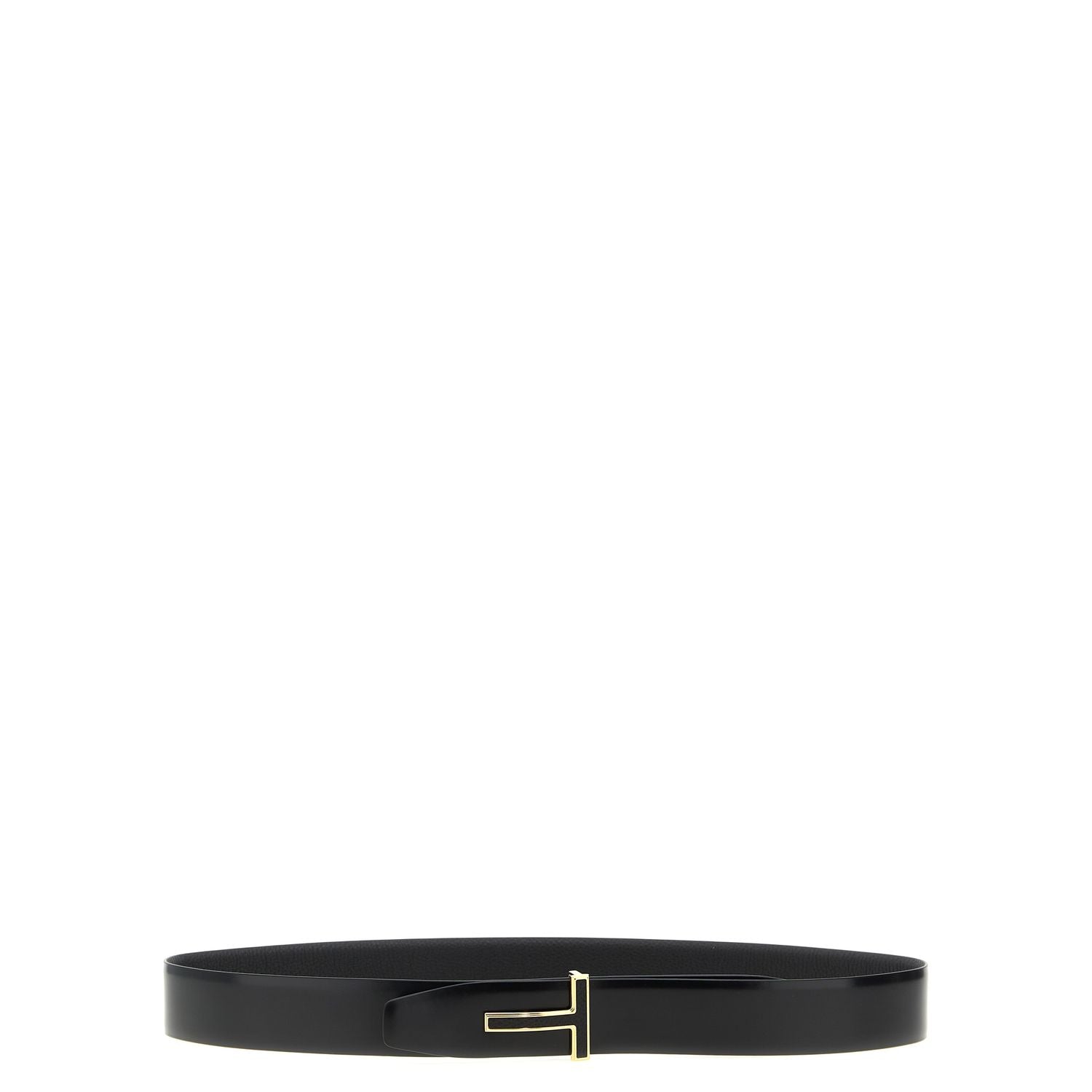 Tom Ford Black Calfskin Regular Belt