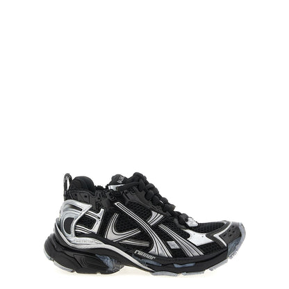 Balenciaga Black Polyethylene Athletic Sneakers