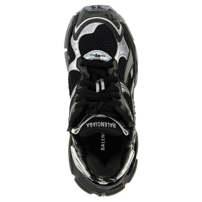 Balenciaga Black Polyethylene Athletic Sneakers